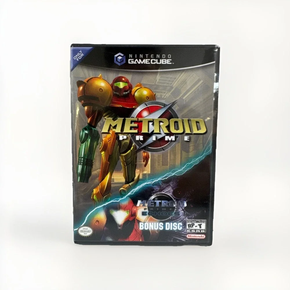Metroid Prime with Echoes Bonus Disc Nintendo Gamecube New Sealed